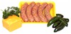 Link to enlarged view of B-031 - Cheddar Hot Brats - 5 lbs. of Lean Cheese Jalapeno Bratwurst