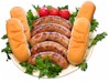 Link to enlarged view of B-022 - Cheddar Brats - 10 lbs. of Lean Cheese Bratwurst