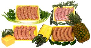 Link to BJ's Hot Bratwurst Sampler - 5 lbs. of Lean Bratwurst